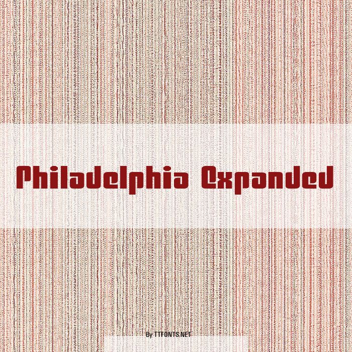 Philadelphia Expanded example